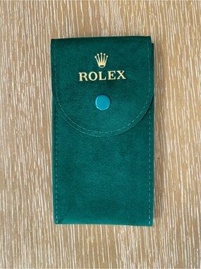 Authentic Rolex | Suede Travel Case Pouch Watch Storage